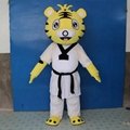 taekwondo tiger mascot adult Kung fu tiger costume