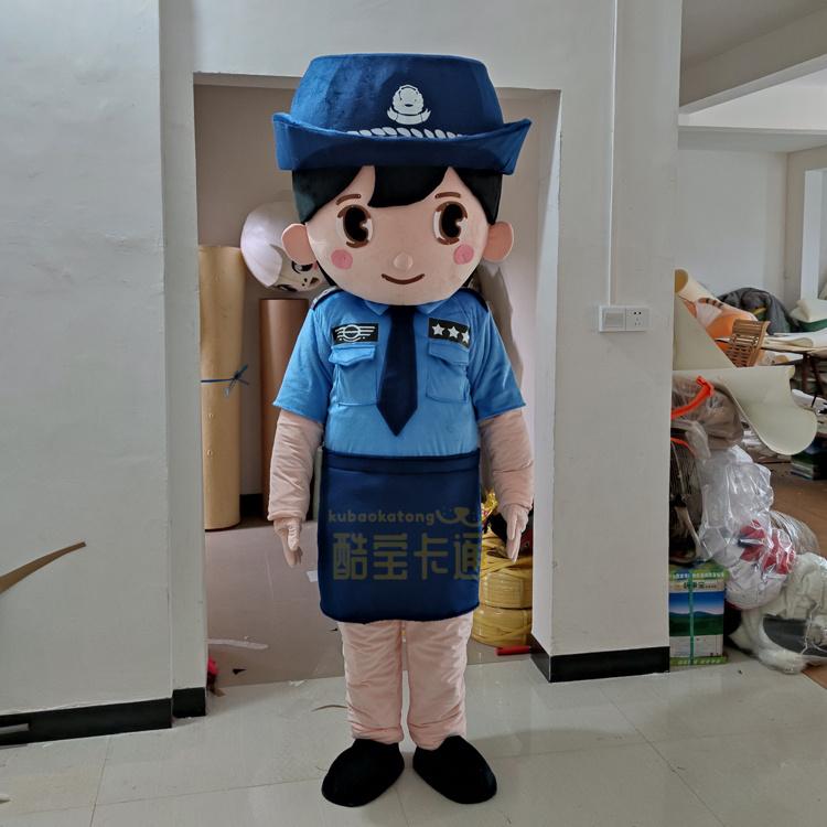 police mascot adult policeman mascot costume 4