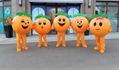 adult orange mascot costume adult orange costume 2