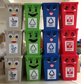 garbage can mascot costume for Environmental protection promotion activities