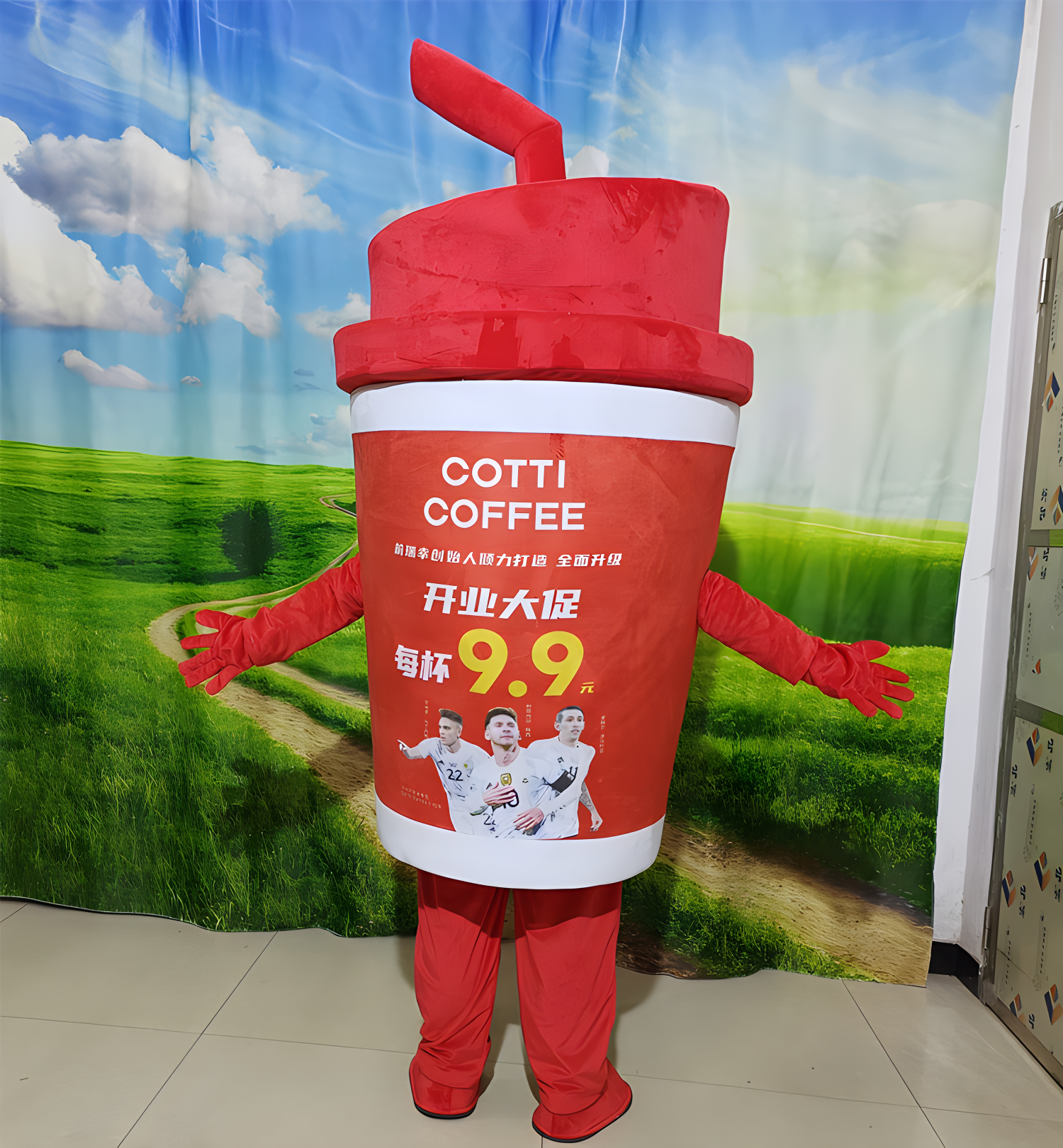custom Drink Cup mascot costume maker sm 642 smart mascot costume (China Manufacturer