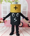 custom battery mascot costume maker