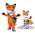 Custom corporation school sport mascotte