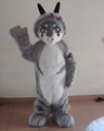 quality grey wolf mascot costume adult wolf costume