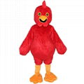 red chick mascot costume