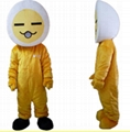 chicken egg mascot costume