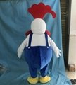 adult rooster mascot costume suit