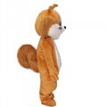 adult squirrel mascot costume squirrel costume