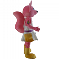 pink fox mascot costume adult fox costume