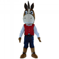 quality new animals mascot costume horse mascot suit for sale