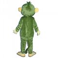  adult green monkey mascot costume 