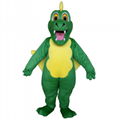 green dragon mascot costume adult