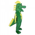 green dragon mascot costume adult