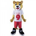 leopard mascot costume