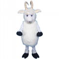 goat mascot costume adult white sheep costume