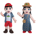 boys&girls school students mascot costume 