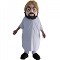 arab mascot costume arabian men woman mascot outfit