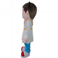 Kindergarten little boy and girl mascot costume