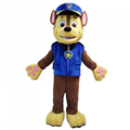 paw patrol mascot costume Chase mascot Marshall costume for party