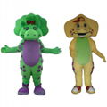 adult cartoon characters dinosaurs mascot costume