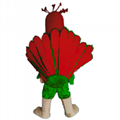 adult Peacock mascot costume  