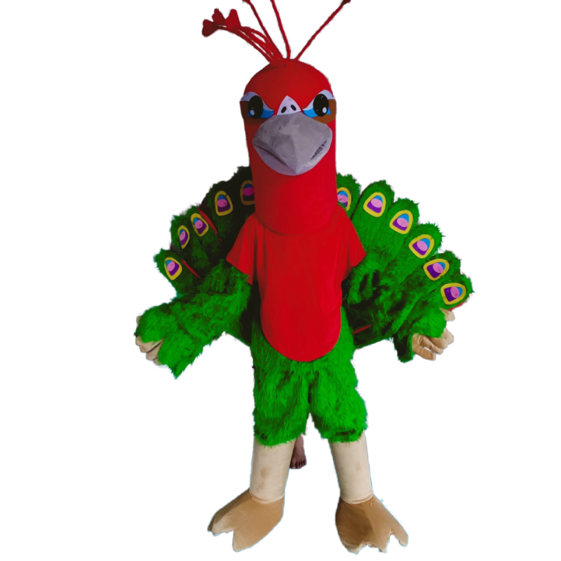 adult Peacock mascot costume  