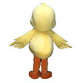 yellow duck mascot costume for adults