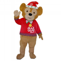 cartoon teddy bear mascot costume for adult to wear for party