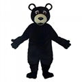 adult black bear mascot costume