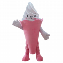 Ice cream cone mascot costume