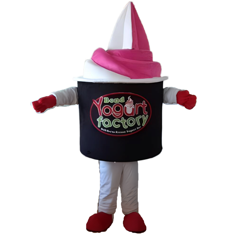 frozen yogurt mascot costume custom mascots