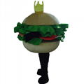 adult Hamburger mascot costume