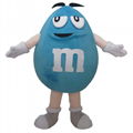 adult chocolate bean mascot costume