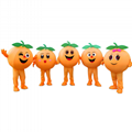 adult orange mascot costume adult orange costume