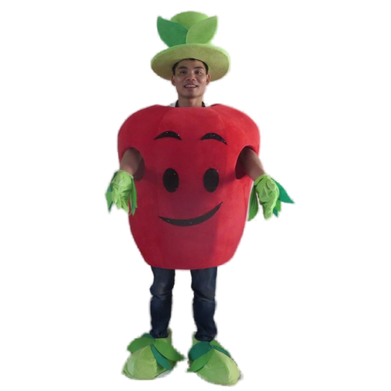 red apple mascot costume adult apple costume