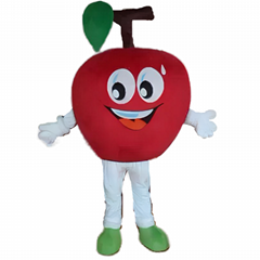 Apple mascot costume adult apple costume