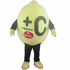 Lemon mascot costume adult Lemon mascot custom