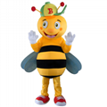 adult honeybee mascot costume bee mascot