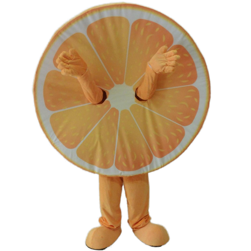 adult orange mascot costume orange costume