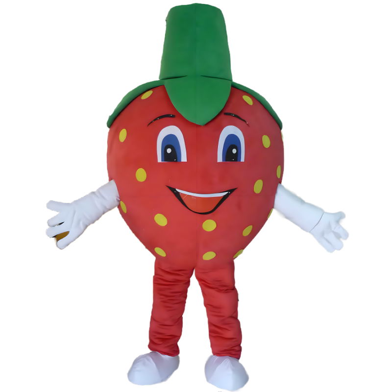 red strawberry mascot costume adult strawberry costume