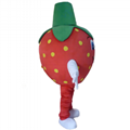 red strawberry mascot costume adult strawberry costume