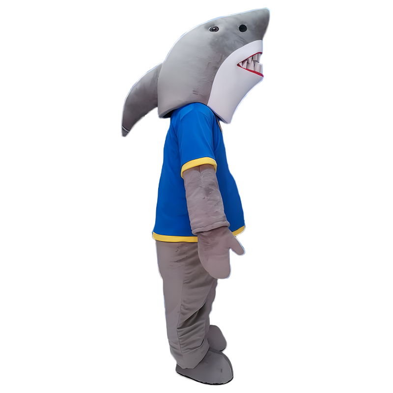 shark mascot costume adult shark costume