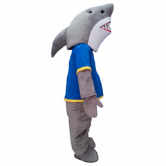 shark mascot costume adult shark costume