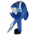 adult blue dolphin mascot costume dolphin costume
