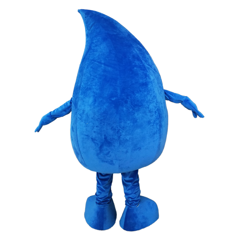 blue water drop mascot costume for adult