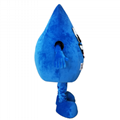 blue water drop mascot costume for adult