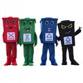 garbage can mascot costume for Environmental protection promotion activities