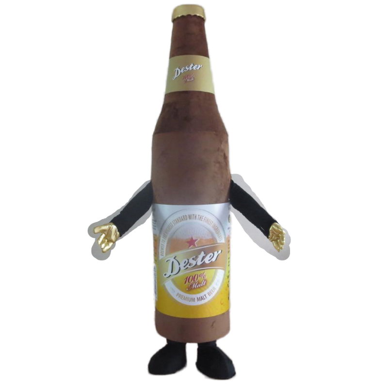 wine bottle mascot costume beer cans mascot costume 3