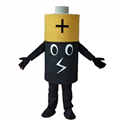 custom battery mascot costume maker