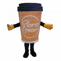 custom Drink Cup mascot costume maker